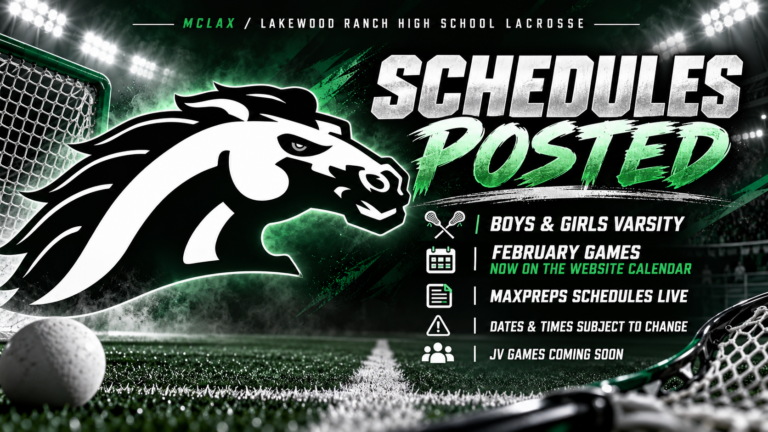 2026–2027 Lacrosse Schedules Are Here!